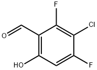 Benzaldehyde, 3-chloro-2,4-difluoro-6-hydroxy- Structural