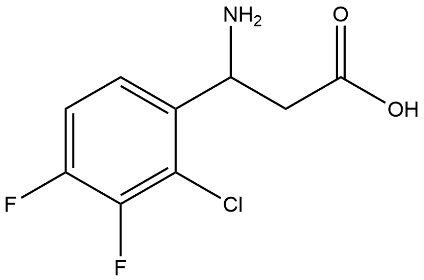 Benzenepropanoic acid, β-amino-2-chloro-3,4-difluoro- Structural