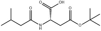L-Aspartic acid, N-(3-methyl-1-oxobutyl)-, 4-(1,1-dimethylethyl) ester Structural