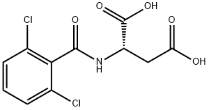 L-Aspartic acid, N-(2,6-dichlorobenzoyl)- Structural