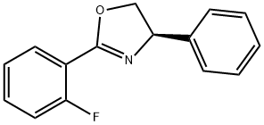 Oxazole, 2-(2-fluorophenyl)-4,5-dihydro-4-phenyl-, (4R)- Structural