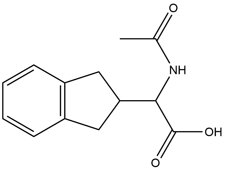 N-Ac-RS-(2-Indanyl)glycine Structural