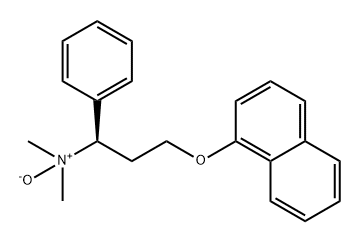 Naphthalene, 1-[(3R)-3-(dimethyloxidoamino)-3-phenylpropoxy]- Structural