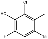 Phenol, 4-bromo-2-chloro-6-fluoro-3-methyl- Structural