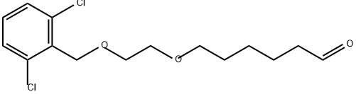 Hexanal, 6-[2-[(2,6-dichlorophenyl)methoxy]ethoxy]- Structural