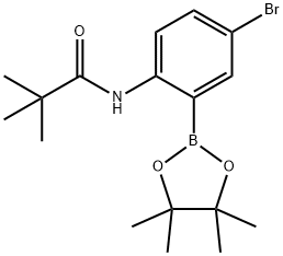 Propanamide, N-[4-bromo-2-(4,4,5,5-tetramethyl-1,3,2-dioxaborolan-2-yl)phenyl]-2,2-dimethyl-