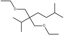 Heptane, 3,3-bis(ethoxymethyl)-2,6-dimethyl- Structural