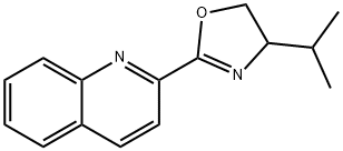 Quinoline, 2-[4,5-dihydro-4-(1-methylethyl)-2-oxazolyl]- Structural