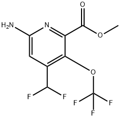 Methyl 6-amino-4-(difluoromethyl)-3-(trifluoromethoxy)pyridine-2-carboxylate
