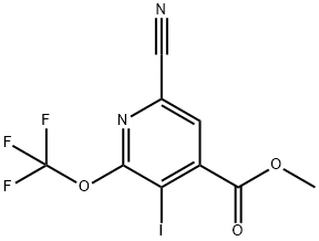 Methyl 6-cyano-3-iodo-2-(trifluoromethoxy)pyridine-4-carboxylate