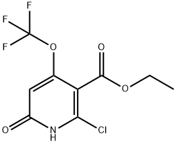 Ethyl 2-chloro-6-hydroxy-4-(trifluoromethoxy)pyridine-3-carboxylate Structural