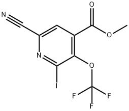 Methyl 6-cyano-2-iodo-3-(trifluoromethoxy)pyridine-4-carboxylate