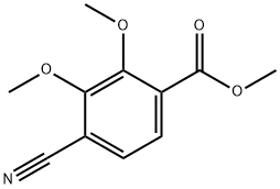 Benzoic acid, 4-cyano-2,3-dimethoxy-, methyl ester Structural