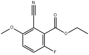 Ethyl 2-cyano-6-fluoro-3-methoxybenzoate Structural