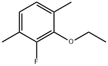 Benzene, 2-ethoxy-3-fluoro-1,4-dimethyl- Structural