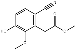 Methyl 6-cyano-3-hydroxy-2-methoxyphenylacetate