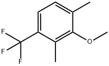 Benzene, 2-methoxy-1,3-dimethyl-4-(trifluoromethyl)- Structural
