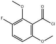 Benzoyl chloride, 3-fluoro-2,6-dimethoxy- Structural