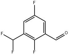Benzaldehyde, 3-(difluoromethyl)-2,5-difluoro- Structural