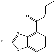 Ethyl 2-fluorobenzo[d]oxazole-4-carboxylate Structural