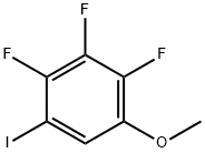 Benzene, 2,3,4-trifluoro-1-iodo-5-methoxy- Structural