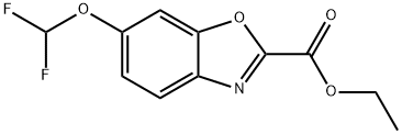 Ethyl 6-(difluoromethoxy)benzo[d]oxazole-2-carboxylate Structural