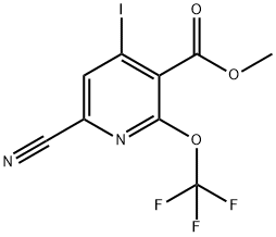 Methyl 6-cyano-4-iodo-2-(trifluoromethoxy)pyridine-3-carboxylate
