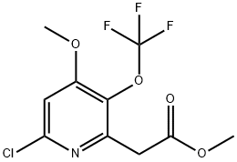 Methyl 6-chloro-4-methoxy-3-(trifluoromethoxy)pyridine-2-acetate