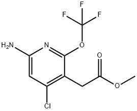 Methyl 6-amino-4-chloro-2-(trifluoromethoxy)pyridine-3-acetate