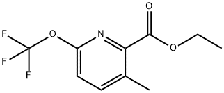 Ethyl 3-methyl-6-(trifluoromethoxy)pyridine-2-carboxylate Structural