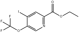 Ethyl 4-iodo-5-(trifluoromethoxy)pyridine-2-carboxylate Structural