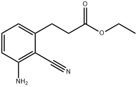 Ethyl 3-amino-2-cyanophenylpropanoate Structural