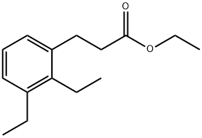 Ethyl 2,3-diethylphenylpropanoate Structural