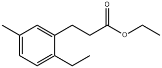 Ethyl 2-ethyl-5-methylphenylpropanoate Structural