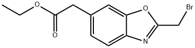 Ethyl 2-(bromomethyl)benzo[d]oxazole-6-acetate Structural