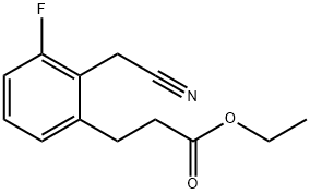 Ethyl 3-(2-(cyanomethyl)-3-fluorophenyl)propanoate Structural