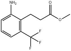 Methyl 3-(2-amino-6-(trifluoromethyl)phenyl)propanoate Structural