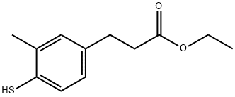 Ethyl 4-mercapto-3-methylphenylpropanoate Structural