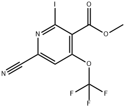 Methyl 6-cyano-2-iodo-4-(trifluoromethoxy)pyridine-3-carboxylate