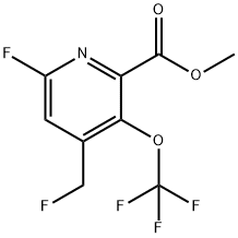 Methyl 6-fluoro-4-(fluoromethyl)-3-(trifluoromethoxy)pyridine-2-carboxylate