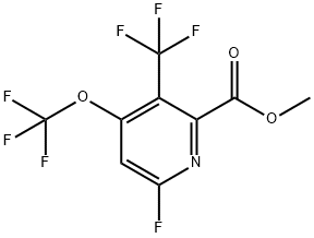 Methyl 6-fluoro-4-(trifluoromethoxy)-3-(trifluoromethyl)pyridine-2-carboxylate