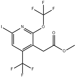 Methyl 6-iodo-2-(trifluoromethoxy)-4-(trifluoromethyl)pyridine-3-acetate