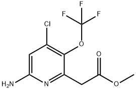 Methyl 6-amino-4-chloro-3-(trifluoromethoxy)pyridine-2-acetate