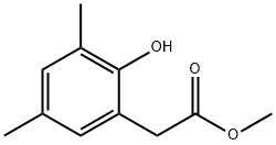Methyl 3,5-dimethyl-2-hydroxyphenylacetate Structural