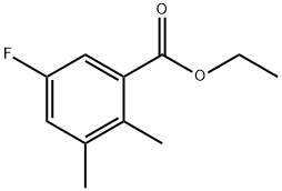 Benzoic acid, 5-fluoro-2,3-dimethyl-, ethyl ester Structural