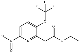 Ethyl 6-nitro-3-(trifluoromethoxy)pyridine-2-acetate Structural