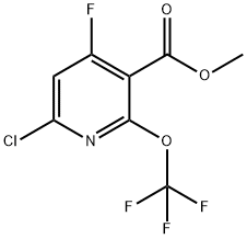 Methyl 6-chloro-4-fluoro-2-(trifluoromethoxy)pyridine-3-carboxylate