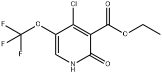 Ethyl 4-chloro-2-hydroxy-5-(trifluoromethoxy)pyridine-3-carboxylate Structural