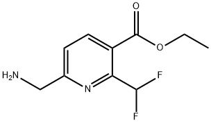Ethyl 6-(aminomethyl)-2-(difluoromethyl)pyridine-3-carboxylate Structural