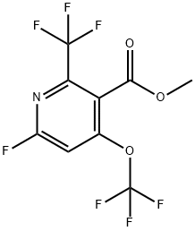 Methyl 6-fluoro-4-(trifluoromethoxy)-2-(trifluoromethyl)pyridine-3-carboxylate